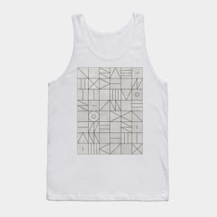 My Favorite Geometric Patterns No.3 - Grey Tank Top